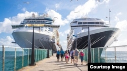 FILE - "Welcome aboard" is a common greeting as you board a cruise ship. (Adobe Stock Photo)
