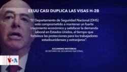 EEUU Aumenta cuota de visas para industria del turismo 