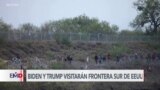 Biden y Trump visitarán el jueves la frontera sur de EEUU