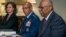 Defense Secretary Lloyd Austin, right, meets with Britain's Defense Secretary Grant Shapps, Jan. 31, 2024, at the Pentagon in Washington.