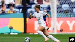 South Korea's Casey Phair controls the ball during the Women's World Cup Group H soccer match between Colombia and South Korea at the Sydney Football Stadium in Sydney, July 25, 2023.