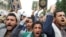 People demonstrate against the desecration of the Quran in Denmark, in Sanaa, Yemen, July 24, 2023. 