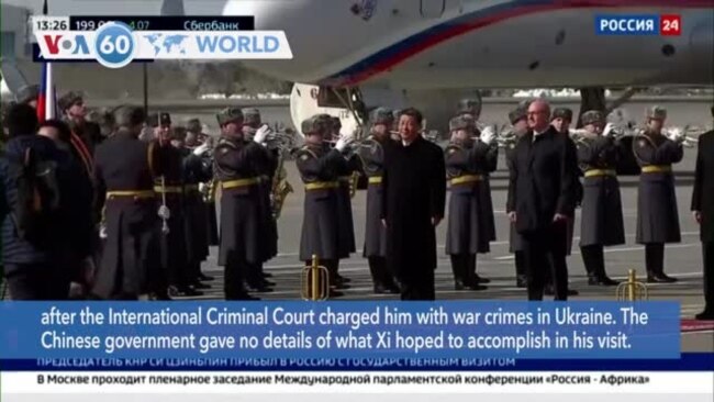 Chinese President Xi Jinping in Moscow for Talks with Putin