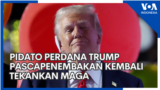 Pidato Perdana Trump Pascapenembakan Kembali Tekankan MAGA
