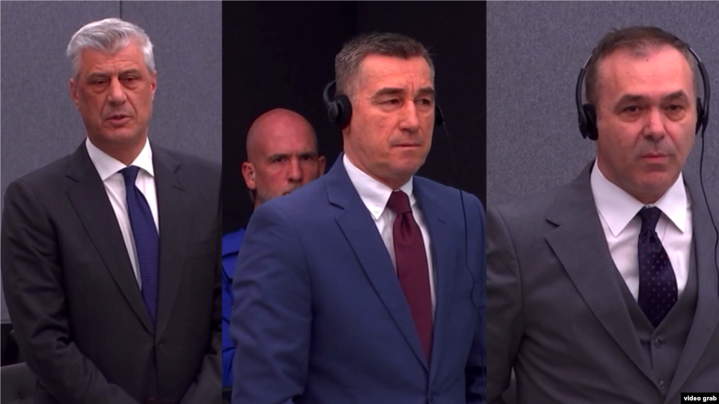 Dhomat e Specializuara në Hagë vendosin kufizime kontaktesh për Thaçin, Veselin dhe Selimin