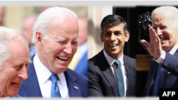 VaJoe Biden met nemutungamiri wehurumende yeBritain VaRishi Sunak uye naMambo Charles III 