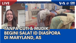 Laporan VOA untuk CNN Indonesia: Tanpa Cuti & Mudik, Muslim Indonesia Salat Id di Maryland