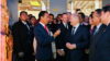 Presiden Jokowi berbincang-bincang bersama Kanselir Jerman Olaf Scholz di sela Hannover Messe di Pavilion Indonesia. Jokowi menegaskan Indonesia sangat terbuka terhadap berbagai kemungkinan investasi. (Foto: Courtesy/Biro Setpres)