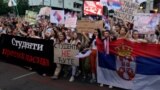 Serbia, Belgrade, protests against violence