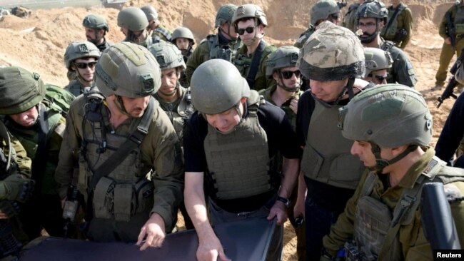 Kryeministri Netanyahu në Rripin e Gazës (26 nëntor 2023)