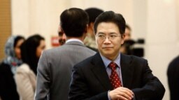 FILE - Deng Xijun, then head of China's delegation to peace talks with the Taliban, is pictured in Kabul, Afghanistan, Jan. 18, 2016. Now an envoy to Myanmar, Deng has met recently with Myanmar rebels, seeking to preserve Beijing's influence among them.
