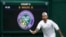 Australia's Nick Kyrgios practices at the All England Lawn Tennis and Croquet Club in Wimbledon, England, July 1, 2023, ahead of the Wimbledon tennis championships. He pulled out of the tournament because of a wrist injury on Sunday.
