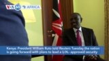 VOA60 Africa - Kenyan President Ruto says Kenya is going ahead with plans to lead mission to Haiti