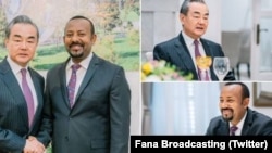 Mummichi Ministeera Itiyoophiyaa Abiy Ahimad fi daayreekteera Waajjira Komishinii Dhimma Alaa kan Paartii Koominiistii Chaayinaa Waang Yii waliin
