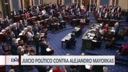 Senado de EEUU celebra votación para juicio político a Mayorkas