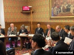 데이비드 알톤 상원의원이 지난해 10월 24일 영국 의회와 한국 통일연구원이 웨스트민스터 상원에서 공동 개최한 유럽 북한인권포럼 사진을 X에 올렸다. 사진 = Lord (David) Alton / X.