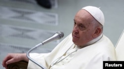 罗马天主教教宗方济各（Pope Francis）在2023年11月30日出席里斯本世界青年日会议。