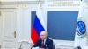 Rusya Cumhurbaşkanı Vladimir Putin Şanghay İşbirliği Çrgütü'ne üye devletlerin liderlerine Kremlin'den video konferans aracılığıyla katıldı, 4 Temmuz 2023. 