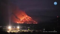 Tayland’da İki Dağda Ormanlar Alev Aldı 