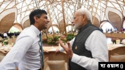 জি-২০ সামিট: ভারত থেকে ফিরে যুক্তরাজ্যে বিরোধীদের কঠোর প্রশ্নের মুখে প্রধানমন্ত্রী ঋষি সুনাক