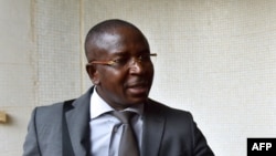 Guy Hervé Kam, avocat du mouvement "Balai citoyen", à Ouagadougou, le 12 novembre 2014.