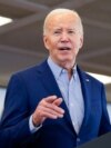 U.S. President Joe Biden delivers remarks at United Steel Workers headquarters in Pittsburgh, Pennsylvania, April 17, 2024. 