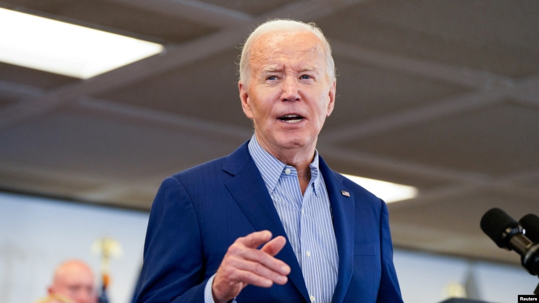 FILE - U.S. President Joe Biden speaks in Pittsburgh, Pennsylvania, April 17, 2024. During a campaign fundraiser this week, Biden described Japan and India as "xenophobic" countries that do not welcome immigrants. The White House said Biden meant no offense.