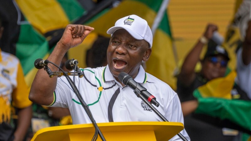 South Africa's ANC Launches Election Manifesto, Ramaphosa Lauds Party's Gains 
