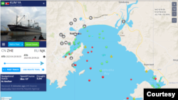 북한 선박 금야호가 28일 현재 러시아 극동 나홋카 항에 정박해 있다. 자료=MarineTraffic