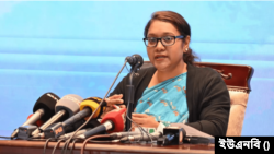 পররাষ্ট্র মন্ত্রণালয়ের সাপ্তাহিক ব্রিফিংয়ে মুখপাত্র সেহেলী সাবরিন। ১ ফেব্রুয়ারি, ২০২৪।