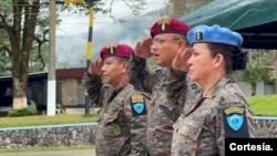 Hilda González Klusmann, la nueva comandante del Ejército de Guatemala. [Foto: Cortesía presidencia Bernardo Arévalo].