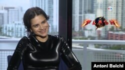 La actriz Sasha Calle, estadounidense de ascendencia colombiana, interpreta a Supergirl en la película "The Flash"