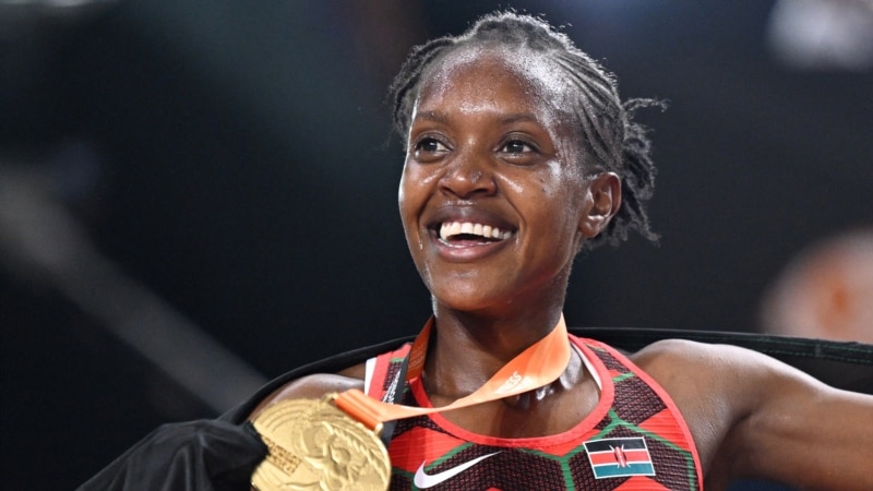 Mondiaux d'athlétisme: troisième titre pour Faith Kipyegon sur 1500 m