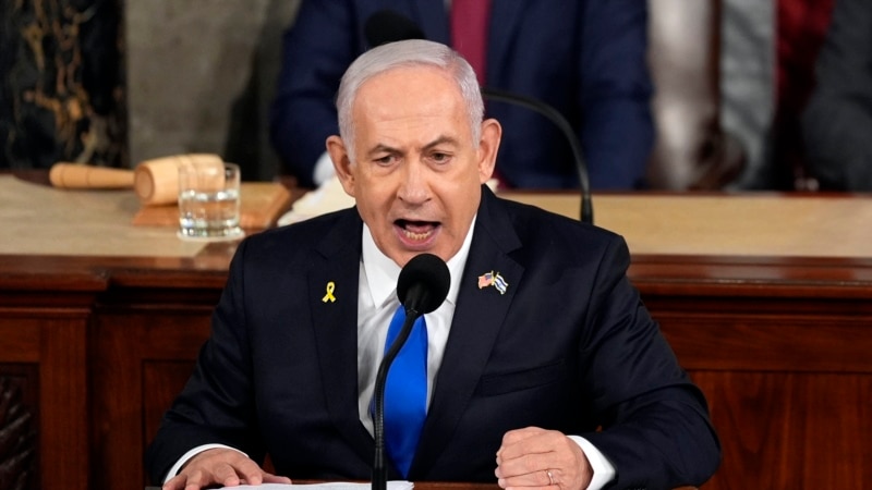 Netanyahu vows 'total victory' in Gaza and denounces US protesters
