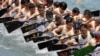 香港举行端午节的龙舟比赛。（2023年6月22日）