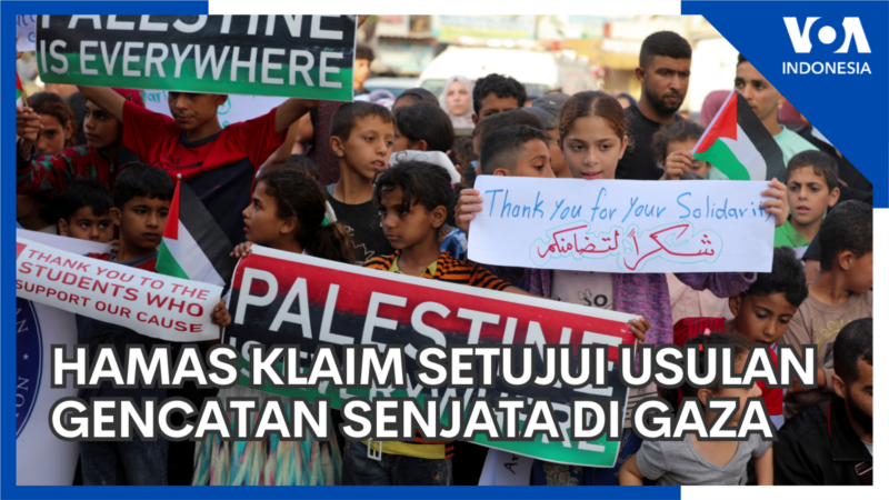 Hamas Klaim Setujui Usulan Gencatan Senjata di Gaza