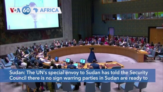 VOA60 Africa - UN: No sign warring parties in Sudan ready to seriously negotiate