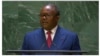 Umaro Sissoco Embaló, Presidente da Guiné-Bissau, discursa na 78a. Assembleia Geral da ONU em Nova Iorque, 21 setembro 2023