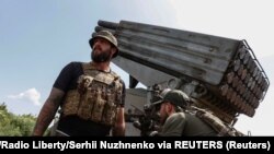 Ukrajinski vojnici na položajima u okolini grada Bahmuta (Radio Free Europe/Radio Liberty/Serhii Nuzhnenko via REUTERS)