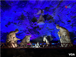 Catedral de Sal de Zipaquirá, ubicada a 180 metros bajo tierra.