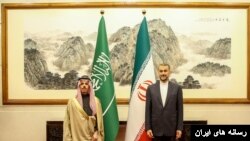 دیدار وزرای امور خارجه جمهوری اسلامی ایران و پادشاهی عربستان سعودی در پکن.