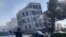 In this image taken from a TVBS video, a partially collapsed building is seen in Hualien, Taiwan, April 3, 2024. An earthquake rocked Taiwan Wednesday, collapsing buildings and creating a tsunami that washed ashore on Japanese islands. (TVBS via AP)
