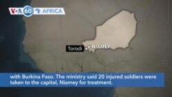 VOA60 Africa - Niger Says 17 Soldiers Killed in Ambush