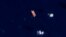 FILE - Vessels identified as the Virgo, left, and the Suez Rajan by the advocacy group United Against Nuclear Iran are seen in the South China Sea on Feb. 13, 2022, in this satellite photo provided by Planet Labs PBC. 