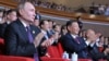 中国领导人习近平与俄罗斯总统普京在北京观看庆祝中俄建交75周年的专场音乐会（2024年5月16日）