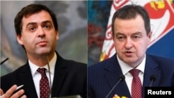 Ministri spoljnih poslova Moldavije i Srbije Niku Popesku i Ivica Dačić (Foto: Reuters)