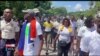 Manifestan nan Sid Ayiti Mande Ouvèti Pò Sen Louis a