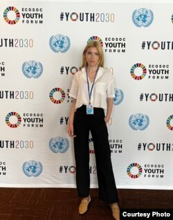 Dunja Trifunović, predstavnica Srbije na konferenciji ECOSOC Youth Forum u Ujedinjenim nacijama.