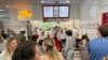 Customers queue up to order at an In-N-Out restaurant Sunday, June 2, 2024, in Lone Tree, Colo. On Wednesday, June 12, 2024, the Labor Department issues its report on prices at the consumer level in May. 
