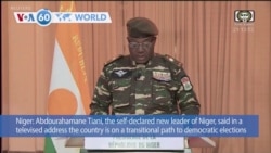 VOA60 World - Self-declared leader of Niger said country is on path to elections but gave no details